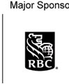 Royal Bank of Canada - Major Sponsor